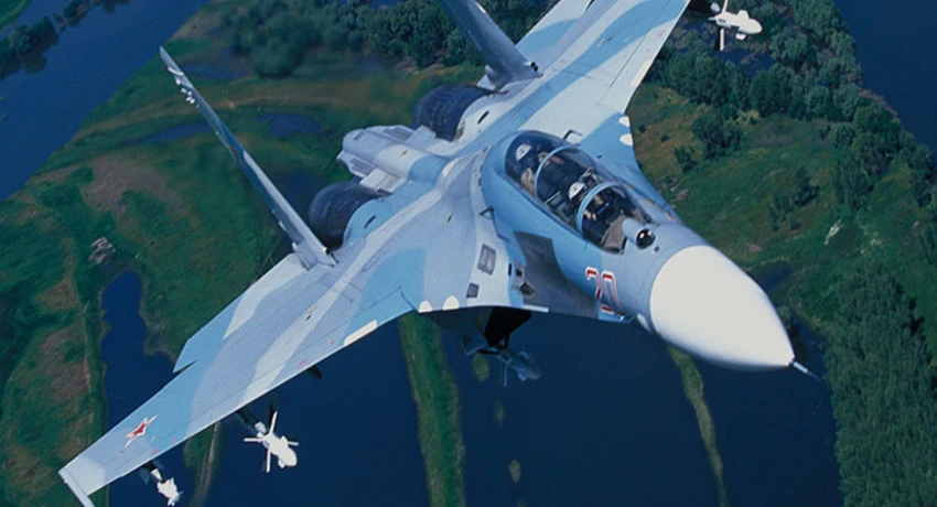 Máy bay chiến đấu Su-27 của Nga. Ảnh: SPUTNIK