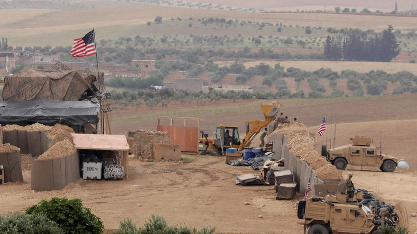 Căn cứ Mỹ ở Manbij. Ảnh: REUTERS