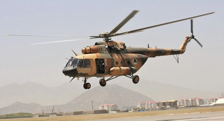 Trực thăng Mi-17 của Nga ở Afghanistan. Ảnh: SPUTNIK