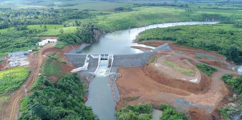 Đập thủy điện Xepian-Xe Nam Noy ở Lào vừa đổ sập khiến nhiều người chết, hàng trăm người mất tích. Ảnh: