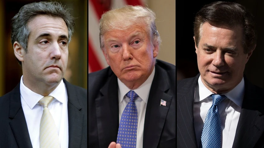 Đang có ý kiến về khả năng ông Trump sẽ bị luận tội, sau diễn biến cựu luật sư Michael Cohen nhận tội và cựu chủ tịch tranh cử Paul Manafort bị tuyên có tội. Ảnh: CNN