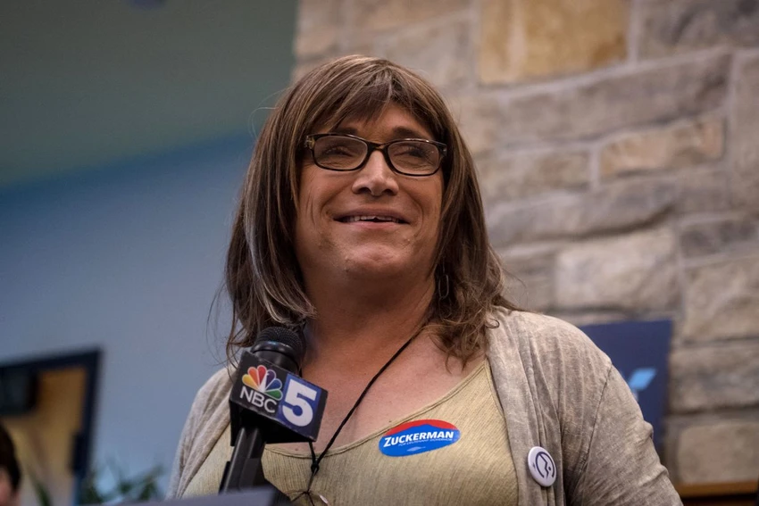Ứng viên Dân chủ chuyển giới Christine Hallquist. Ảnh: VOX