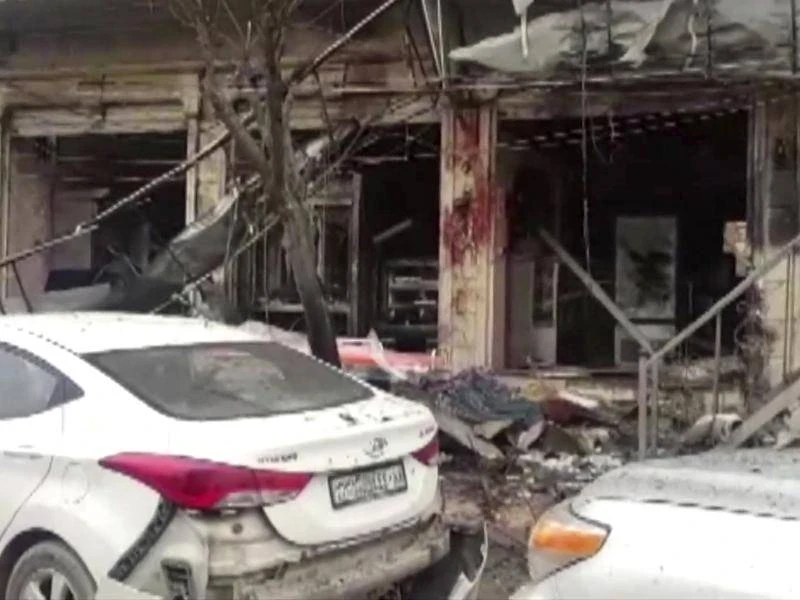 4 binh sĩ Mỹ thiệt mạng trong vụ đánh bom ở TP Manbij, tỉnh Aleppo (Syria) tuần trước. Ảnh: REUTERS