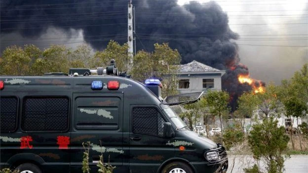 Đây là một trong những vụ tai nạn công nghiệp nghiêm trọng nhất Trung Quốc. Ảnh: REUTERS