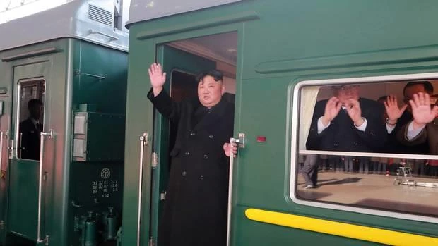 Tàu bọc thép của ông Kim Jong-un sẽ đến Nga vào ngày mai. Ảnh: INDEPENDENT