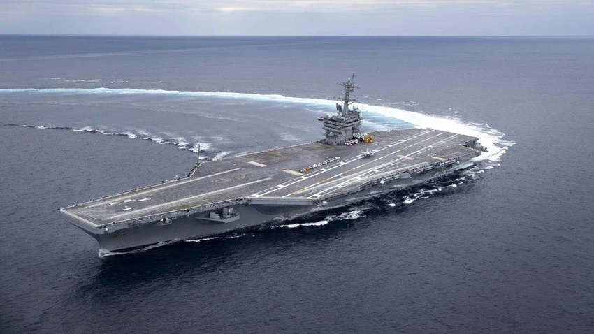 Tàu sân bay tấn công USS Abraham Lincoln của Mỹ sẽ được triển khai đến gần Iran. Ảnh: NAVY TIMES