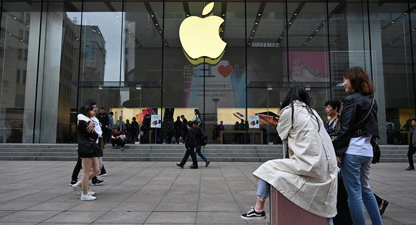 Một cửa hàng của Apple ở Thượng Hải (Trung Quốc). Ảnh: AFP