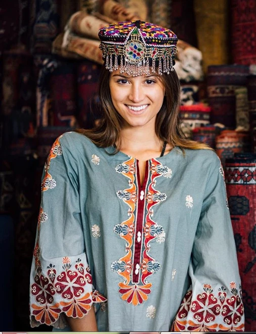 Cô gái trẻ Lexie Alford tại Pakistan. Ảnh: INSTAGRAM