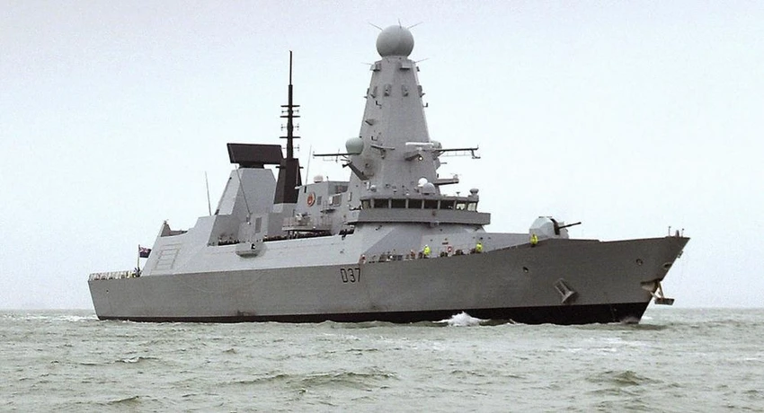 Tàu chiến HMS Duncan của Anh đã và đang hoạt động ở khu vực vịnh Ba Tư. Ảnh: AP