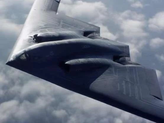 Máy bay ném bom tàng hình hạt nhân B-2 Spirit của không quân Mỹ. Ảnh: MSN