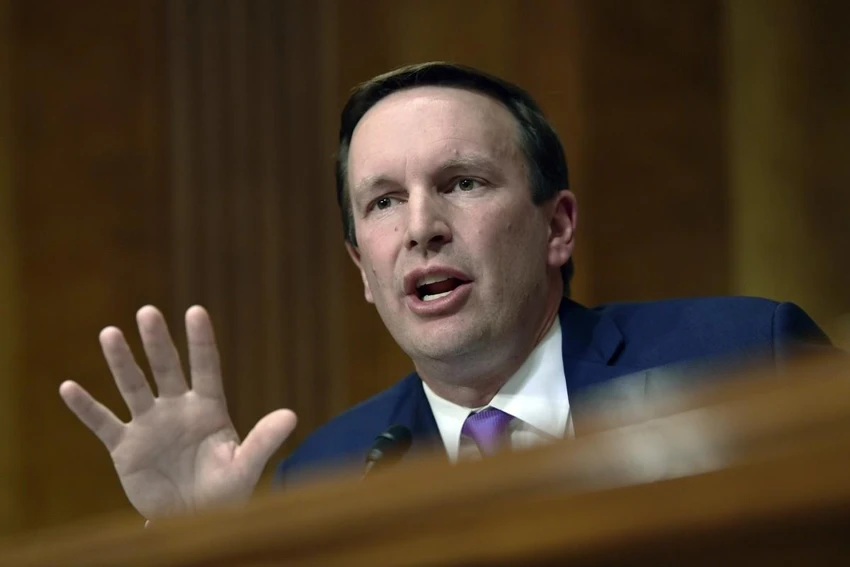Thượng nghị sĩ Dân chủ Chris Murphy phản ánh Nga từ chối cấp visa cho mình. Ảnh: REUTERS