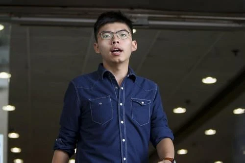 Hoàng Chi Phong đã được thả ngày 9-9 và được phép rời Hong Kong sang Đức và Mỹ. Ảnh: SCMP