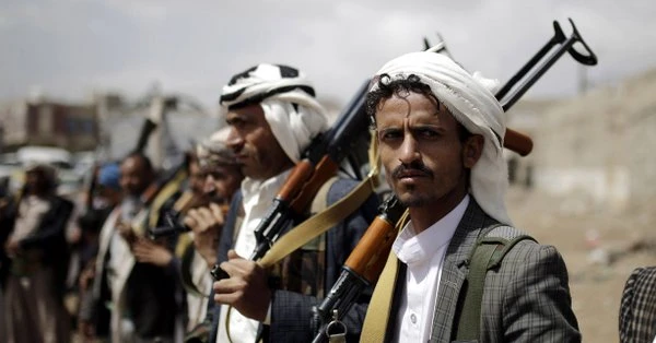 Các tay súng Houthi. Ảnh: WSJ