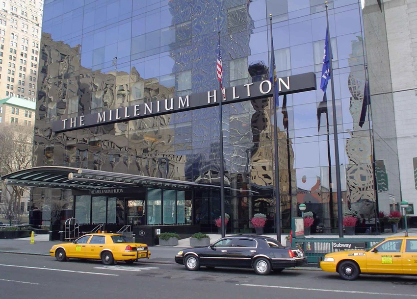 Khách sạn Millennium Hilton- nơi Tổng thống Iran Hassan Rouhani ở tuần trước. Ảnh: DOWTOWN MAGAZINE