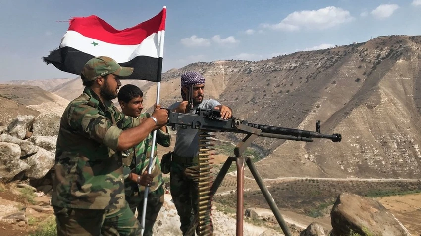 Quân chính phủ Syria. Ảnh: SPUTNIK