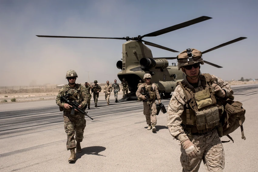Lính Mỹ tại tỉnh Helmand (Afghanistan). Ảnh: GETTY IMAGES