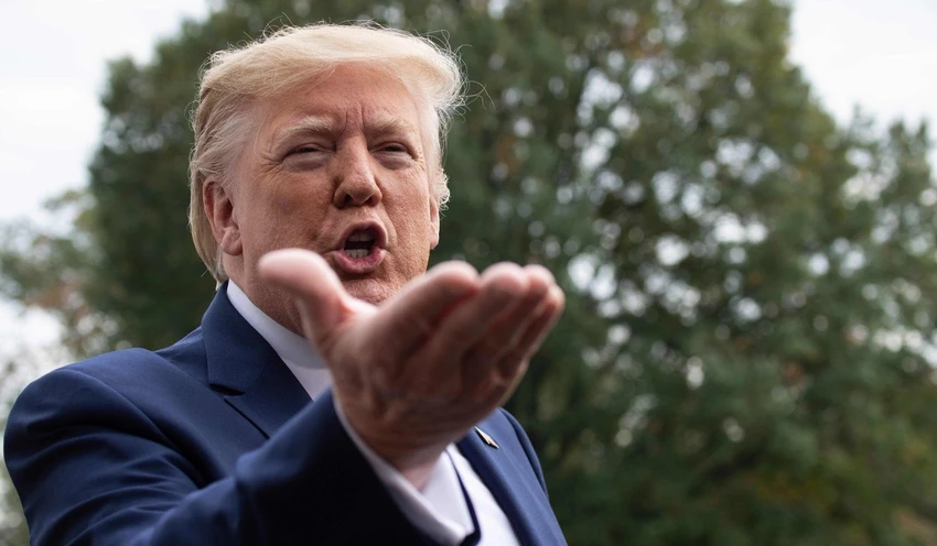 Tổng thống Mỹ Donald Trump nói ông có thể phủ quyết dự luật Nhân quyền và Dân chủ Hong Kong. Ảnh: AFP