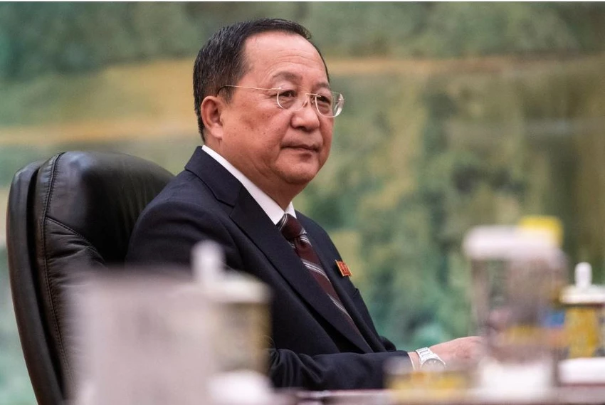 Triều Tiên vừa thay vị trí Bộ trưởng Ngoại giao Triều Tiên của ông Ri Yong-ho (ảnh). Ảnh: REUTERS