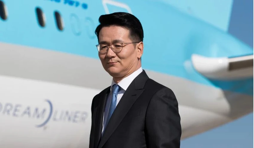 Ông Cho Won-tae đang bị chị gái Cho Hyun-ah tranh giành quyền lực. Ảnh: BLOOMBERG