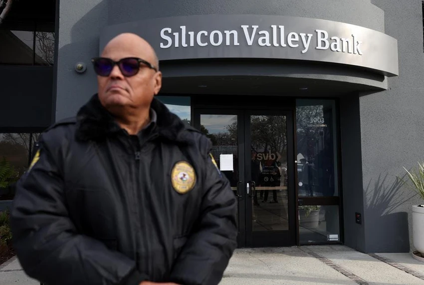Một chi nhánh ngân hàng Sillicon Valley ở hạt Santa Clara, bang California (Mỹ). Ảnh: GETTY IMAGES