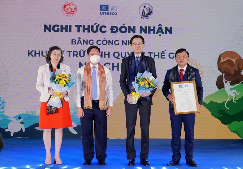 Vườn Quốc gia Núi Chúa đón nhận bằng công nhận Khu dự trữ sinh quyển thế giới. Ảnh: Huỳnh Hải.