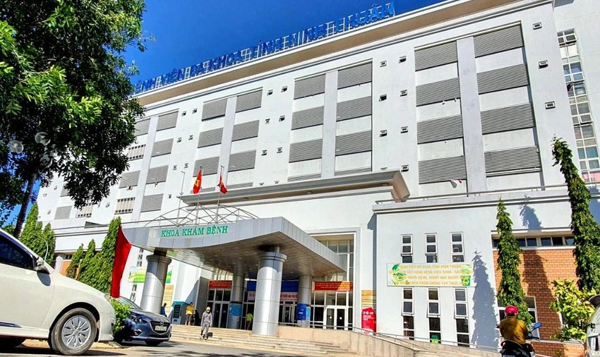 Bệnh viện Đa khoa tỉnh Ninh Thuận. Ảnh: H.H Bệnh viện Đa khoa tỉnh Ninh Thuận. Ảnh: H.H