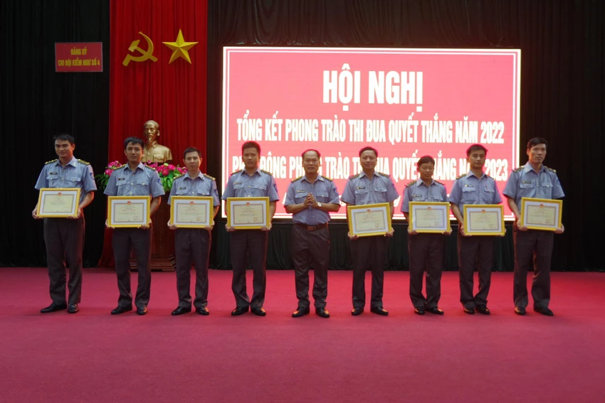 Chi đội Kiểm ngư số 4 có thành tích xuất sắc trong năm 2022