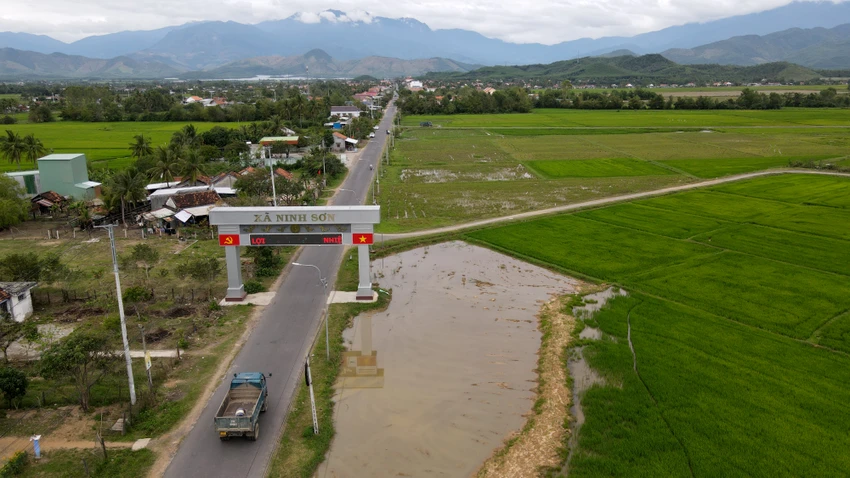 Khu vực dự án cao tốc qua xã Ninh Sơn. Ảnh: HH. Khu vực dự án cao tốc qua xã Ninh Sơn. Ảnh: HH.