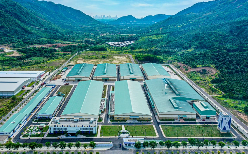 Nhà máy thuốc lá Khatoco tại Cụm công nghiệp Trảng É. Ảnh: T.A Nhà máy thuốc lá Khatoco tại Cụm công nghiệp Trảng É. Ảnh: T.A
