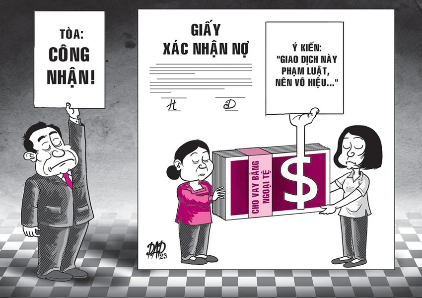 vay mượn ngoại tệ