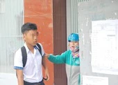 Một thí sinh không được dự thi vì đi quá trễ