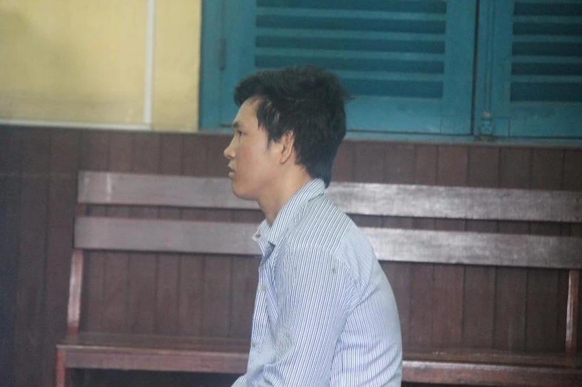 Bị cáo Nguyễn Văn Bông tại toà