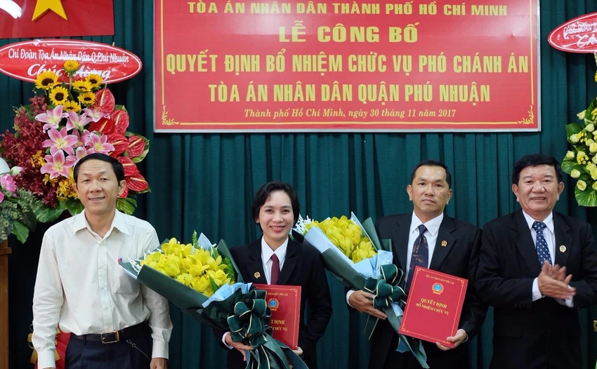 Nhân sự mới quận Phú Nhuận, TP.HCM