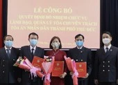 Nhân sự mới TAND TP Thủ Đức 