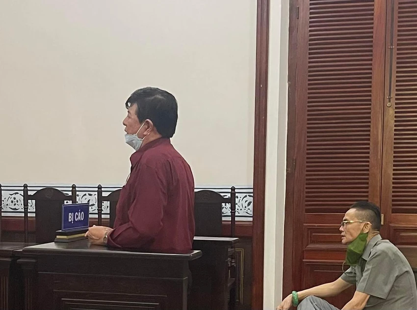 Bị cáo Phan Văn Hùng kháng cáo kêu oan. Ảnh: HOÀNG YẾN