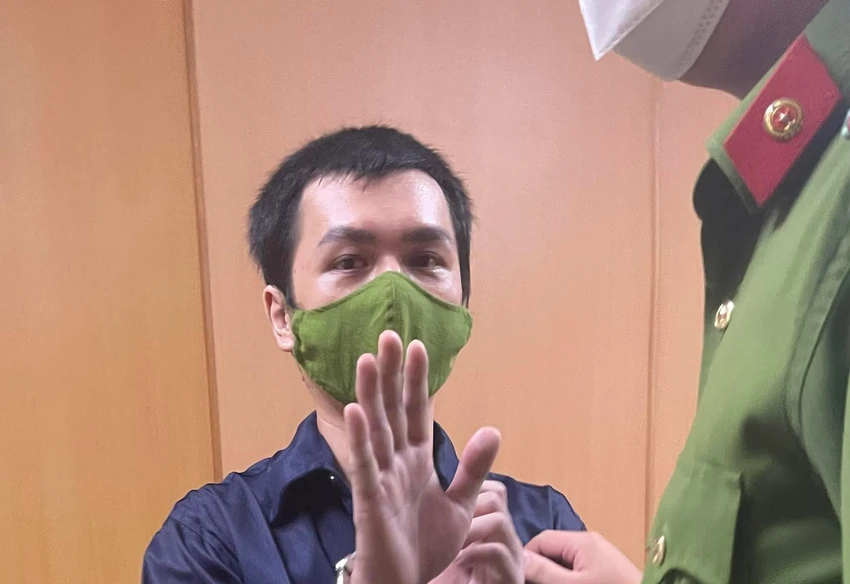 Bị cáo Nguyễn Khải Cường. Ảnh: H.YẾN Bị cáo Nguyễn Khải Cường. Ảnh: H.YẾN