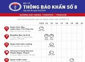 Khẩn cấp: Ai từng tới 5 địa điểm này liên hệ ngay với y tế