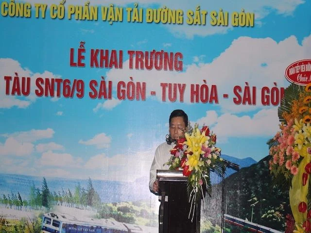 khai trương tàu tuyến sài gòn tuy hòa