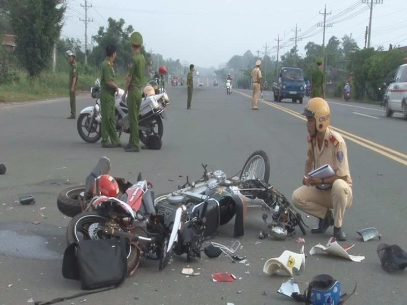 Hiện trường vụ tai nạn
