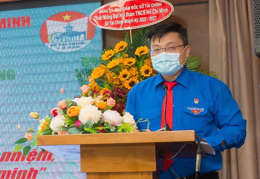 Ông Hồ Phúc Vinh, Bí thư đoàn Sở Tài chính. Ảnh: HUY BẰNG