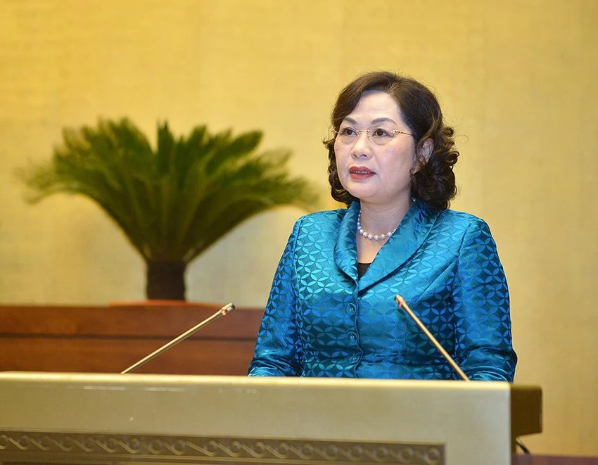 Thống đốc Ngân hàng Nhà nước Việt Nam Nguyễn Thị Hồng. Thống đốc Ngân hàng Nhà nước Việt Nam Nguyễn Thị Hồng.