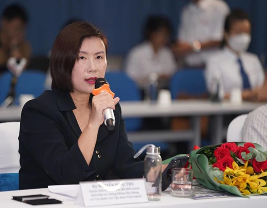 Bà Nguyễn Hoài Thu đề nghị phải có quy định xử lý đối với các thông tin nội gián. Ảnh: TL Bà Nguyễn Hoài Thu đề nghị phải có quy định xử lý đối với các thông tin nội gián. Ảnh: TL