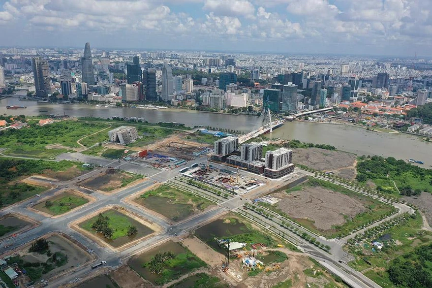 Đất nền tại một số khu vực ở TP Thủ Đức dù nhu cầu tìm kiếm giảm mạnh nhưng giá bán vẫn tăng 4%-11%. Ảnh minh họa: KIÊN CƯỜNG