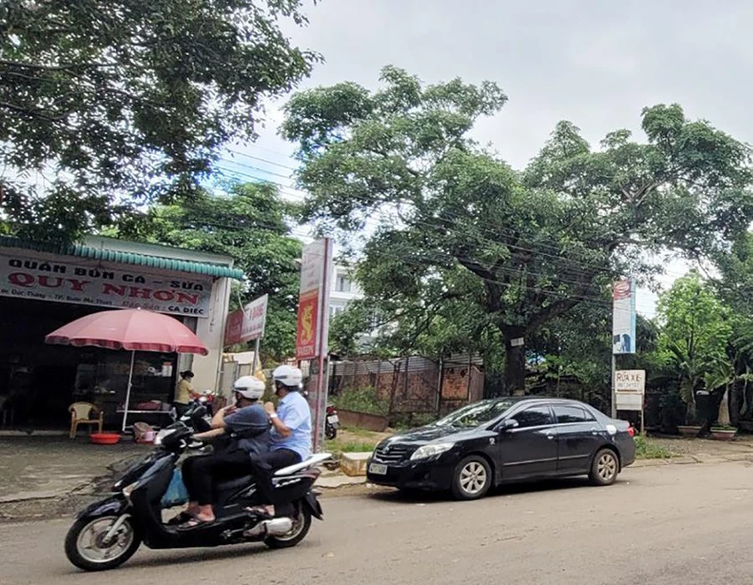 Sáu lô đất ở đường Lý Tự Trọng được giao cho sáu hộ dân sau 12 năm bảo lưu kết quả đấu giá. Ảnh: VŨ LONG Sáu lô đất ở đường Lý Tự Trọng được giao cho sáu hộ dân sau 12 năm bảo lưu kết quả đấu giá. Ảnh: VŨ LONG