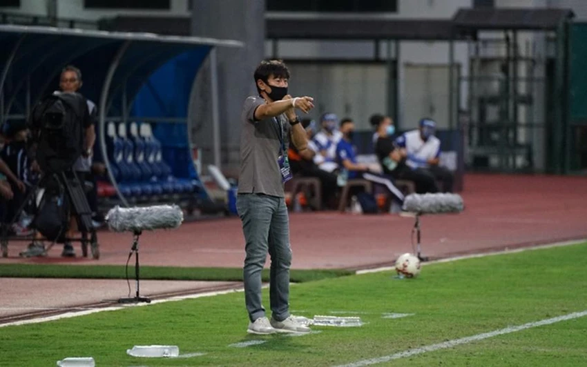 HLV Shin Tae-yong hẹn gặp U-20 Việt Nam trong trận cuối vòng bảng. Ảnh: ANH PHƯƠNG HLV Shin Tae-yong hẹn gặp U-20 Việt Nam trong trận cuối vòng bảng. Ảnh: ANH PHƯƠNG