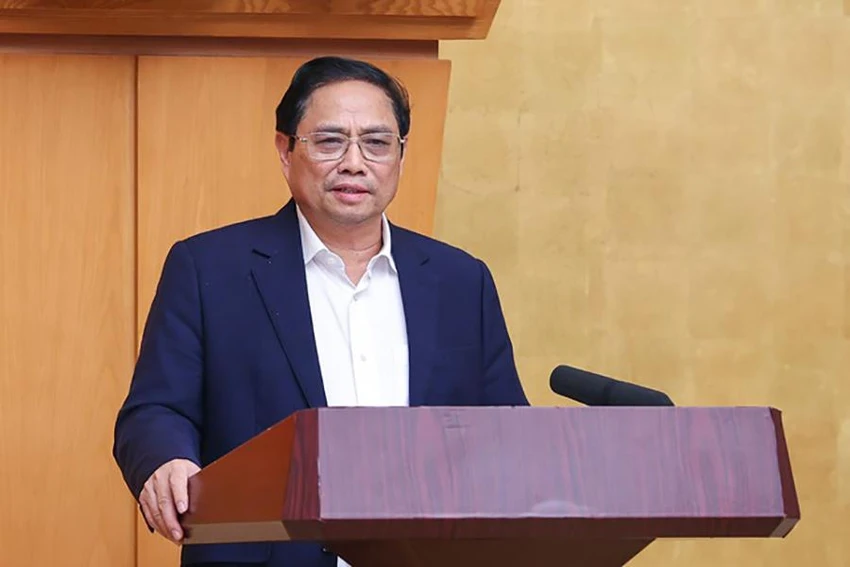 Thủ tướng Phạm Minh Chính: Chúng ta xây dựng chính sách phải hướng đến người dân, tạo được niềm tin nơi người dân. Ảnh: VGP Thủ tướng Phạm Minh Chính: Chúng ta xây dựng chính sách phải hướng đến người dân, tạo được niềm tin nơi người dân. Ảnh: VGP