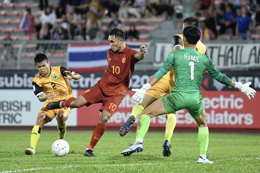 Thái Lan sẽ tạo mưa gôn vào lưới Philippines. Ảnh: AFF Thái Lan sẽ tạo mưa gôn vào lưới Philippines. Ảnh: AFF