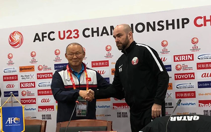HLV Felix Sanchez, “người quen” của bóng đá Việt Nam từ hồi là bại tướng của thầy trò HLV Park Hang-seo. Ảnh: CTV HLV Felix Sanchez, “người quen” của bóng đá Việt Nam từ hồi là bại tướng của thầy trò HLV Park Hang-seo. Ảnh: CTV