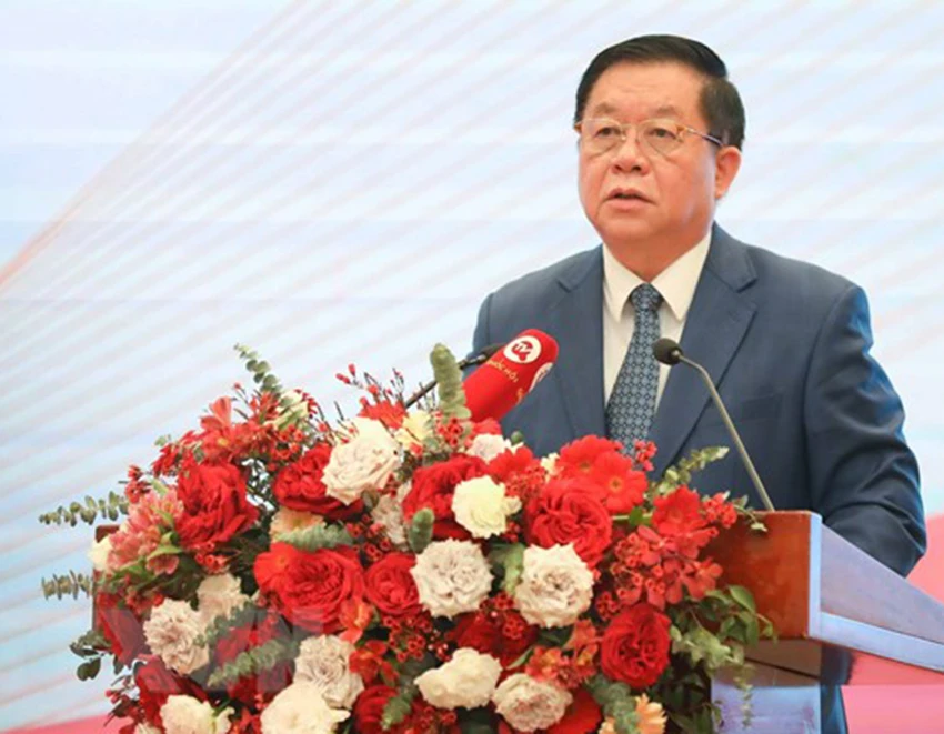 Bí thư Trung ương Đảng, Trưởng ban Tuyên giáo Trung ương Nguyễn Trọng Nghĩa phát biểu tại hội thảo. Ảnh: VT Bí thư Trung ương Đảng, Trưởng ban Tuyên giáo Trung ương Nguyễn Trọng Nghĩa phát biểu tại hội thảo. Ảnh: VT