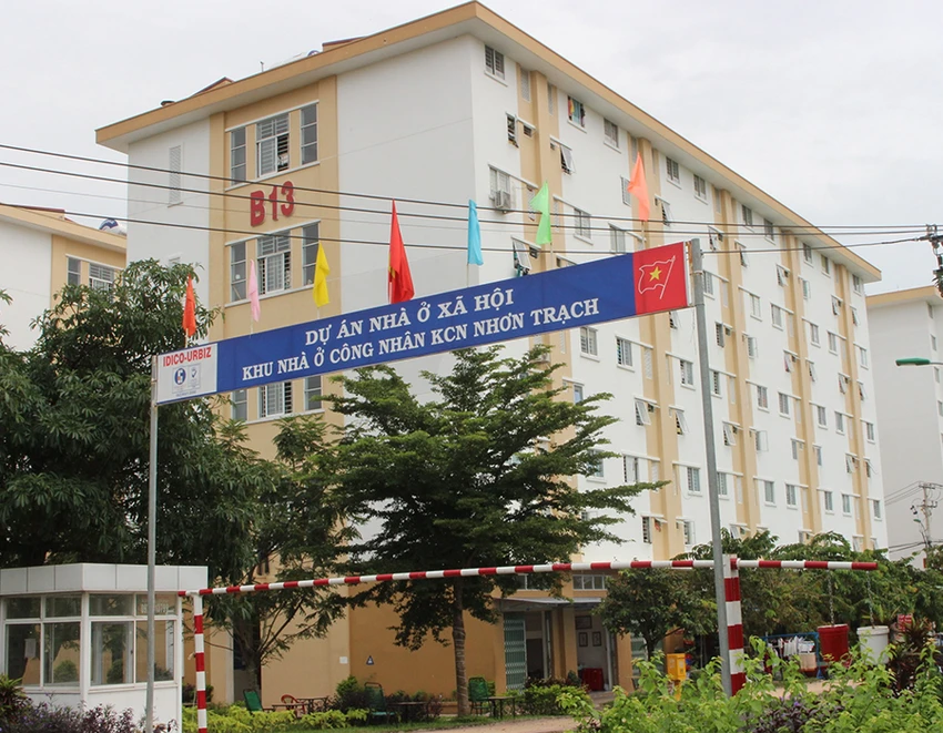 Dự án nhà ở xã hội tại huyện Nhơn Trạch, tỉnh Đồng Nai. Ảnh: VŨ HỘI Dự án nhà ở xã hội tại huyện Nhơn Trạch, tỉnh Đồng Nai. Ảnh: VŨ HỘI